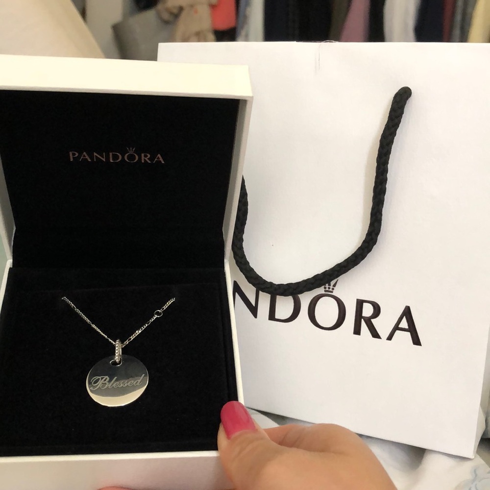 Brand new pandora blessed necklace
